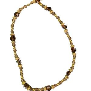 Handcrafted Swarovski crystals 14kt gold plated